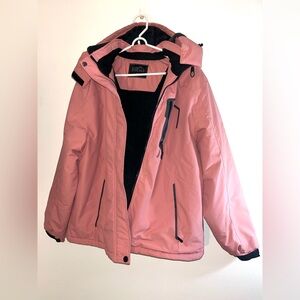 Pooluly Women Sport Waterproof Breathable Weather Gear Jacket XL 100% Polyester